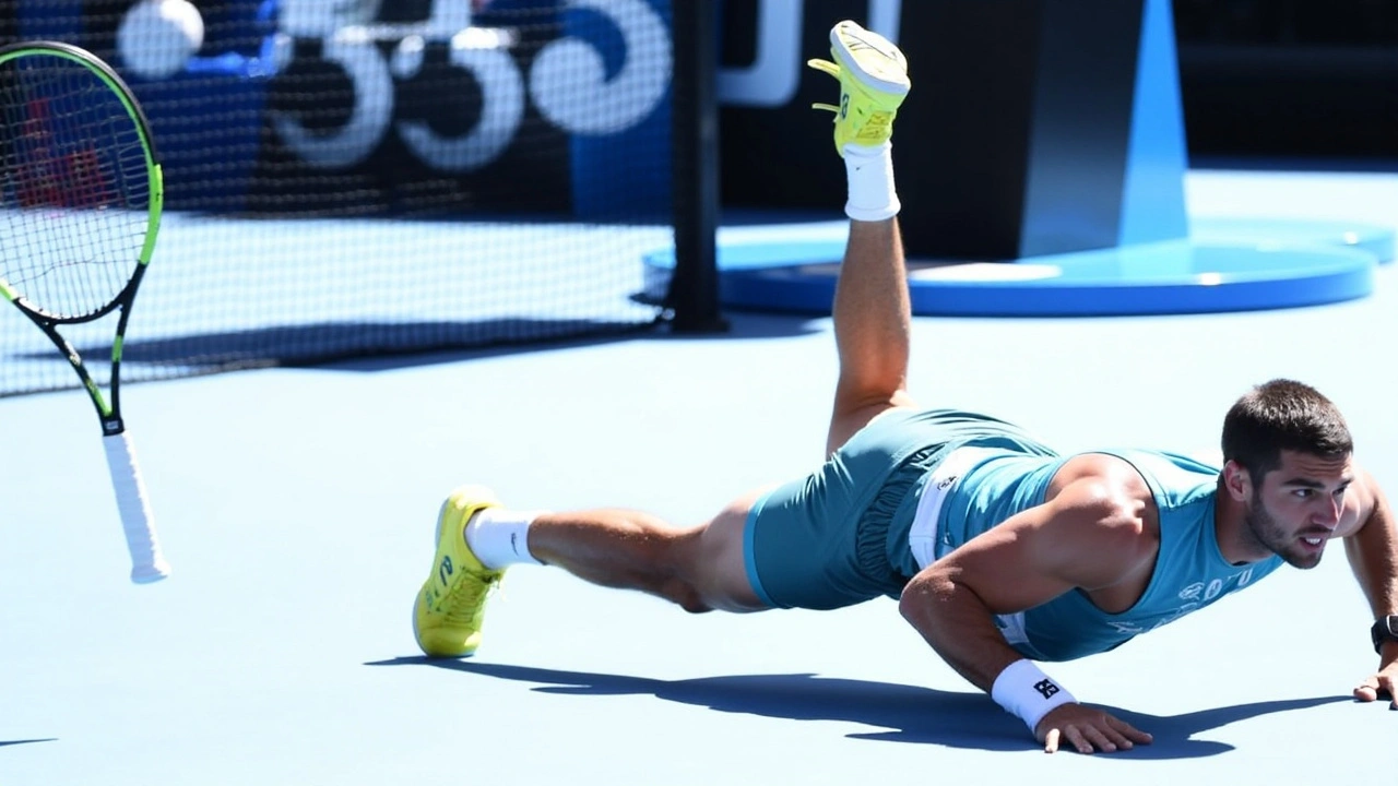 Carlos Alcaraz sigue avanzando en el Abierto de Australia 2025 mostrando su talento y fortaleza